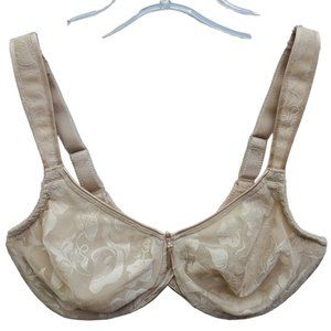 Wacoal Awareness Seamless Underwire Bra Lingerie Jacquard Calla Lilly 34D